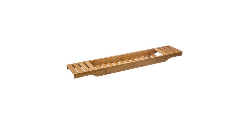 Πλατό μπανιέρας Seli pakoworld bamboo φυσικό 15x70x4,5εκ