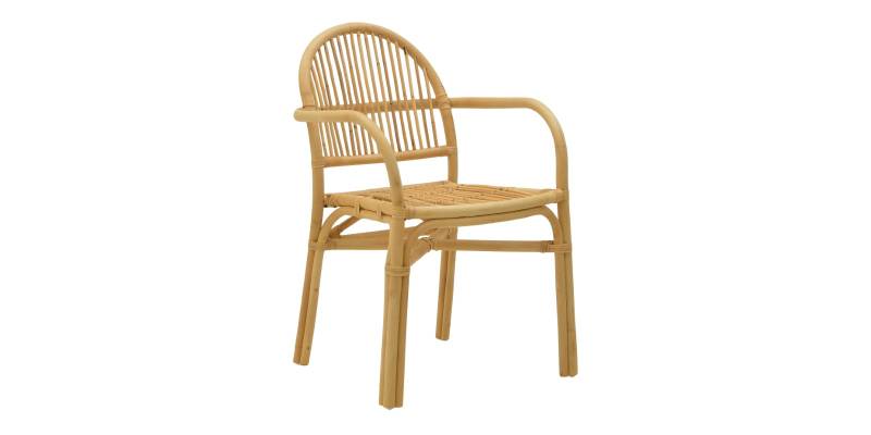 Πολυθρόνα Drein Inart φυσικό rattan 56x56x84εκ