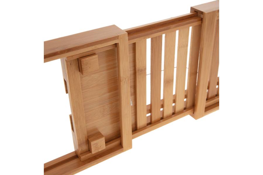 Πλατό μπανιέρας Platon pakoworld φυσικό bamboo 70x15x4,5εκ