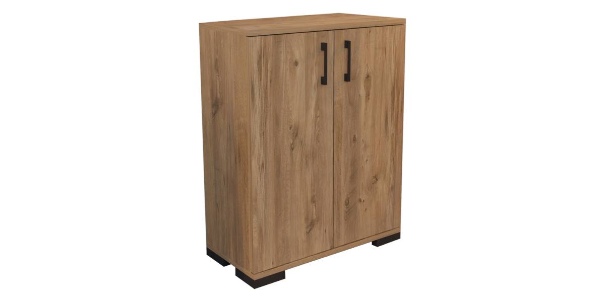 Ντουλάπι Yven pakoworld oak μελαμίνης 65x32x83εκ