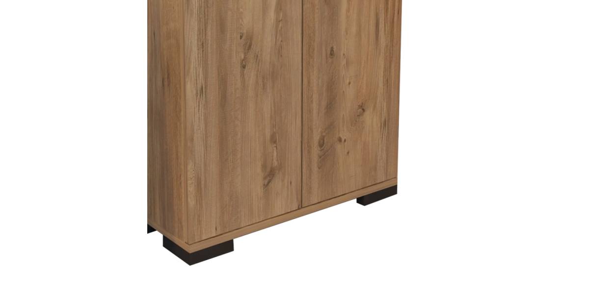 Ντουλάπι Yven pakoworld oak μελαμίνης 65x32x83εκ