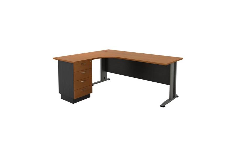 SUPERIOR COMPACT Αριστερή Γωνία - Απόχρωση Dark Grey - Cherry