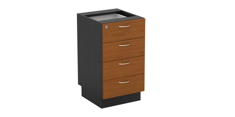 EXECUTIVE Συρταριέρα Επέκτασης Dark Grey - Cherry