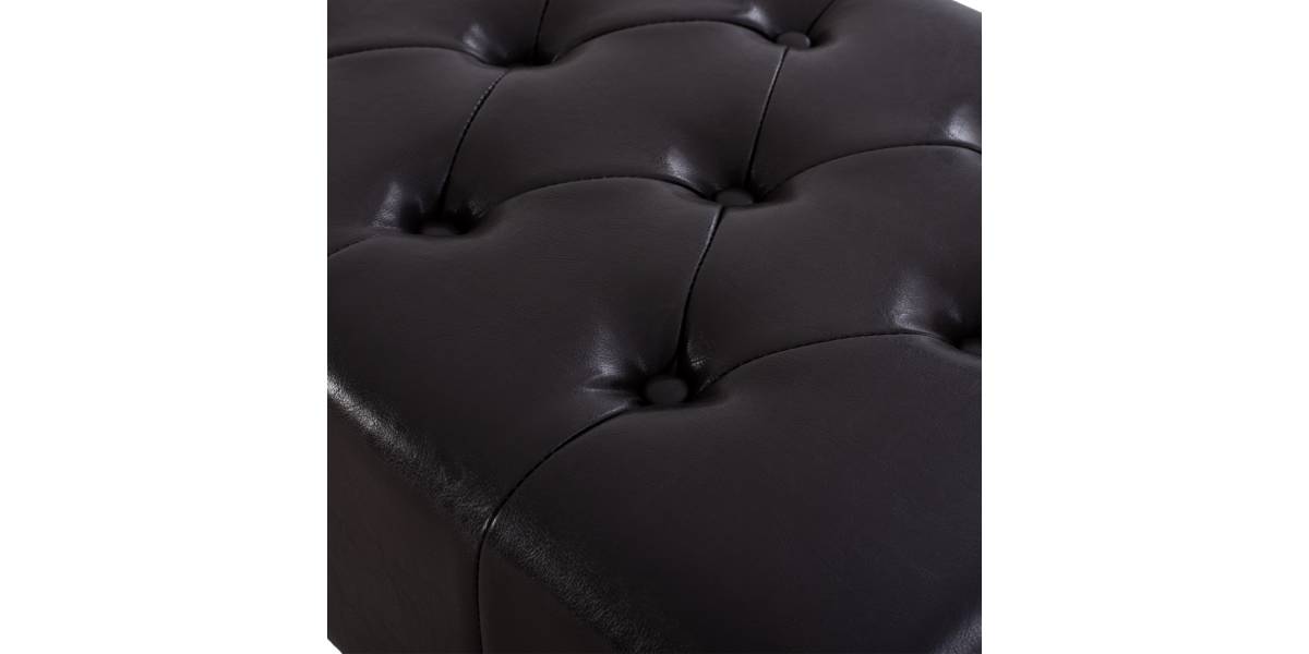 ΤΑΜΠΟΥΡΕ ΥΠΟΠΟΔΙΟ T.CHESTERFIELD EMMA HM226.01 PU 80x44x39Y εκ.ΣΚ.ΚΑΦΕ