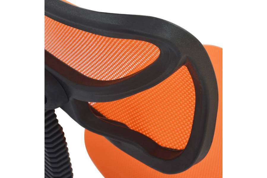 ΚΑΡΕΚΛΑ ΓΡΑΦΕΙΟΥ AKHILA HM1026.02 ΠΟΡΤΟΚΑΛΙ ΥΦΑΣΜΑ MESH 40,5x50,5x91,5 εκ.