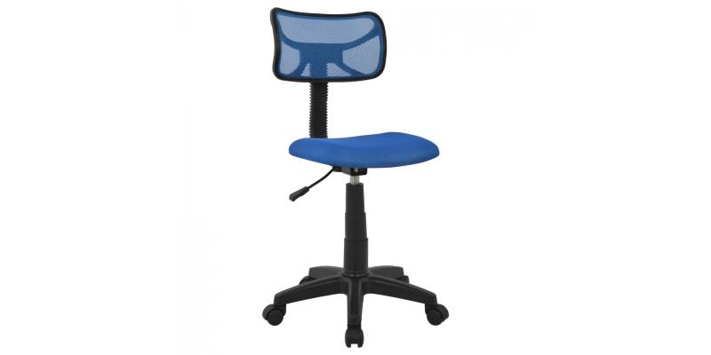 ΚΑΡΕΚΛΑ ΓΡΑΦΕΙΟΥ AKHILA HM1026.06 ΜΠΛΕ ΥΦΑΣΜΑ MESH 40,5x50,5x91,5 εκ.