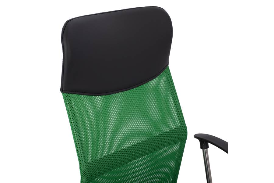 ΚΑΡΕΚΛΑ ΓΡΑΦΕΙΟΥ CABLE HM1000.03 ΜΑΥΡΟ ΠΡΑΣΙΝΟ MESH ΠΟΔΙ ΧΡΩΜΙΟΥ 61x58x118Y εκ.