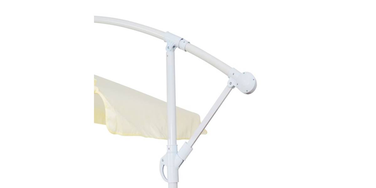 ΟΜΠΡΕΛΑ ΚΡΕΜΑΣΤΗ NOBLE Φ300x237cm. ΣΤΡΟΓΓΥΛΗ ΣΕ ΒΑΣΗ ΜΕ 4 ΠΟΔΙΑ HM6008