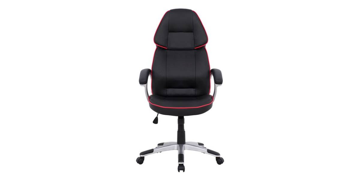 ΚΑΡΕΚΛΑ ΓΡΑΦΕΙΟΥ GAMING ARIS HM1007 BUCKET ΜΑΥΡΟ PU - ΚΟΚΚΙΝΗ ΡΙΓΑ 69x68x(119-127) εκ.