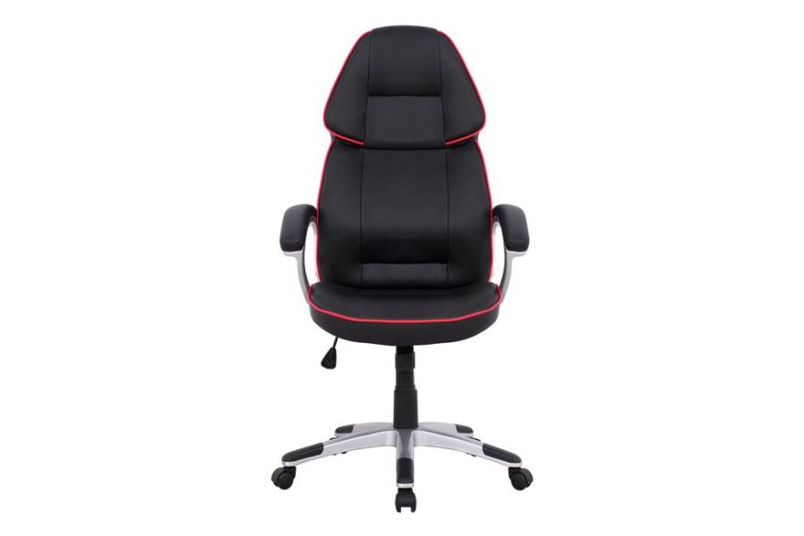 ΚΑΡΕΚΛΑ ΓΡΑΦΕΙΟΥ GAMING ARIS HM1007 BUCKET ΜΑΥΡΟ PU - ΚΟΚΚΙΝΗ ΡΙΓΑ 69x68x(119-127) εκ.