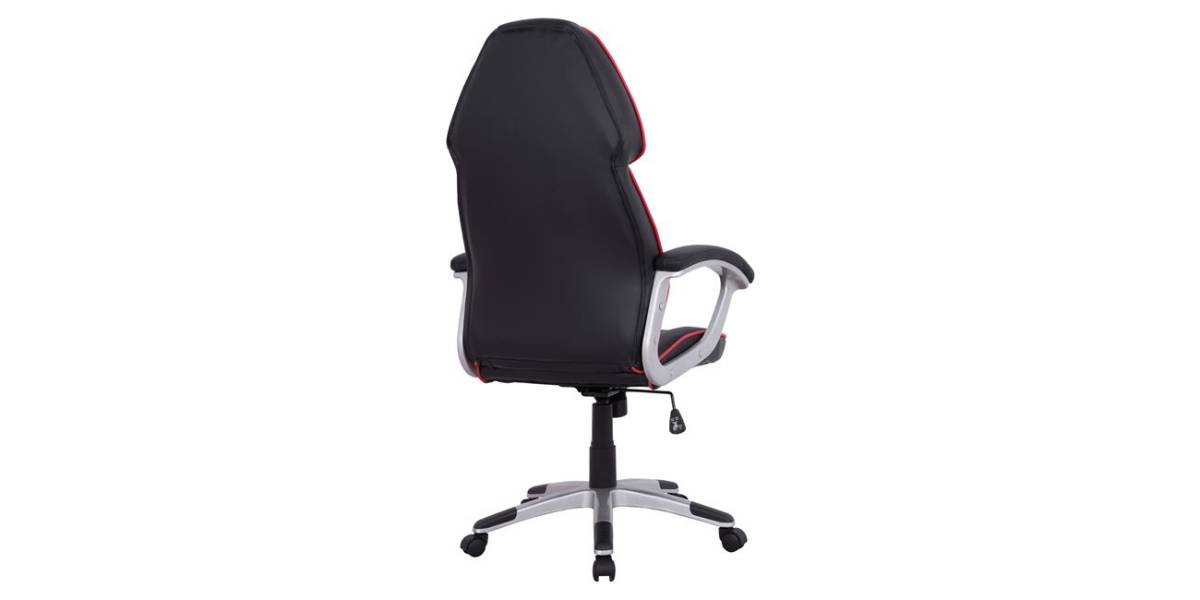 ΚΑΡΕΚΛΑ ΓΡΑΦΕΙΟΥ GAMING ARIS HM1007 BUCKET ΜΑΥΡΟ PU - ΚΟΚΚΙΝΗ ΡΙΓΑ 69x68x(119-127) εκ.