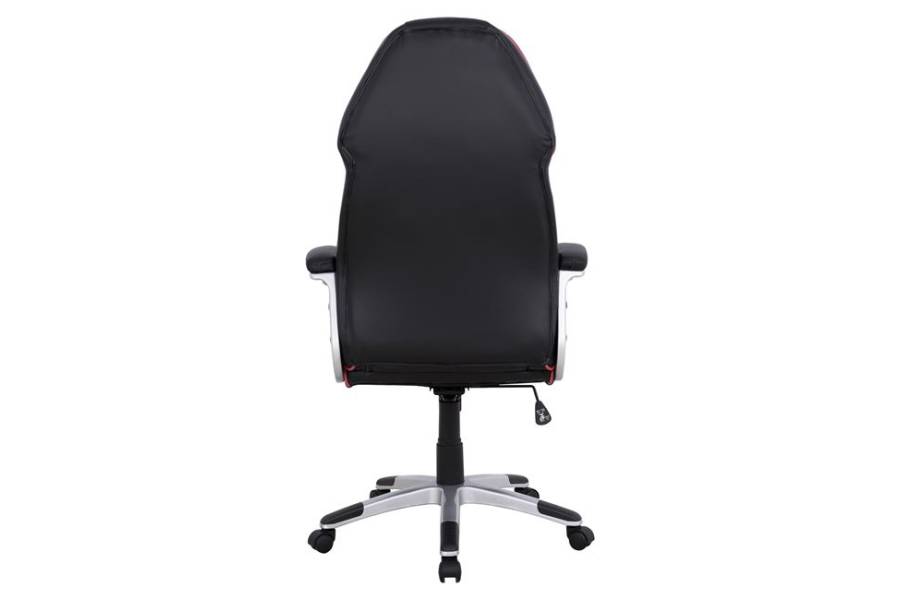 ΚΑΡΕΚΛΑ ΓΡΑΦΕΙΟΥ GAMING ARIS HM1007 BUCKET ΜΑΥΡΟ PU - ΚΟΚΚΙΝΗ ΡΙΓΑ 69x68x(119-127) εκ.