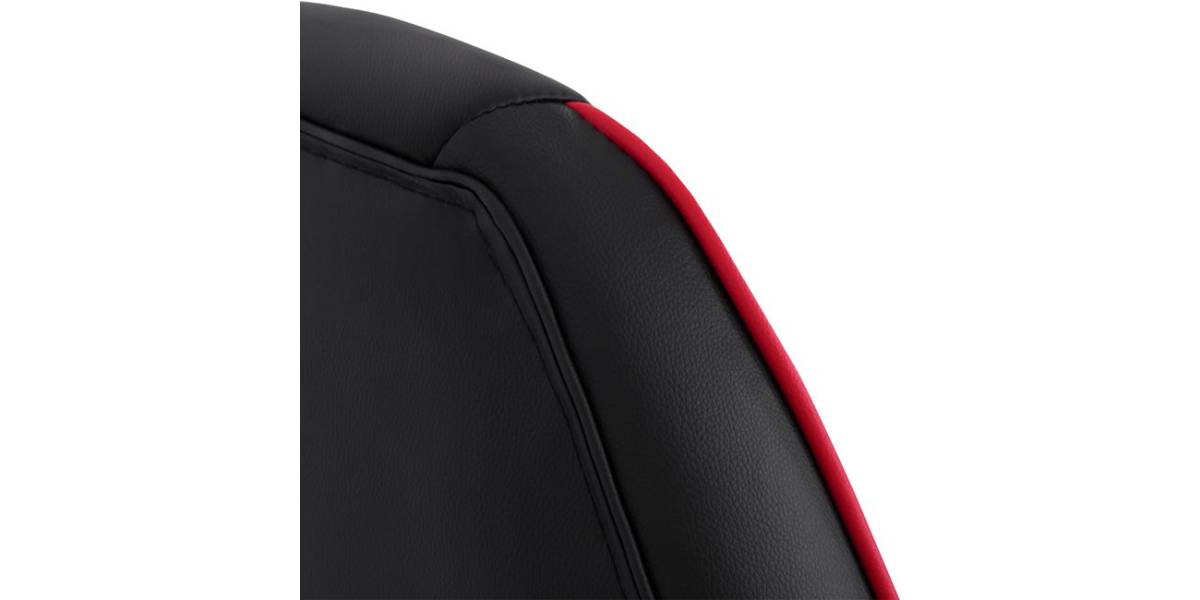 ΚΑΡΕΚΛΑ ΓΡΑΦΕΙΟΥ GAMING ARIS HM1007 BUCKET ΜΑΥΡΟ PU - ΚΟΚΚΙΝΗ ΡΙΓΑ 69x68x(119-127) εκ.
