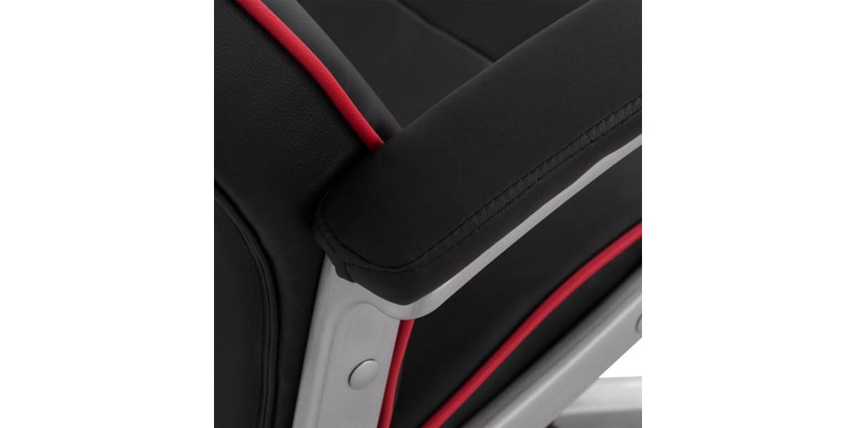 ΚΑΡΕΚΛΑ ΓΡΑΦΕΙΟΥ GAMING ARIS HM1007 BUCKET ΜΑΥΡΟ PU - ΚΟΚΚΙΝΗ ΡΙΓΑ 69x68x(119-127) εκ.