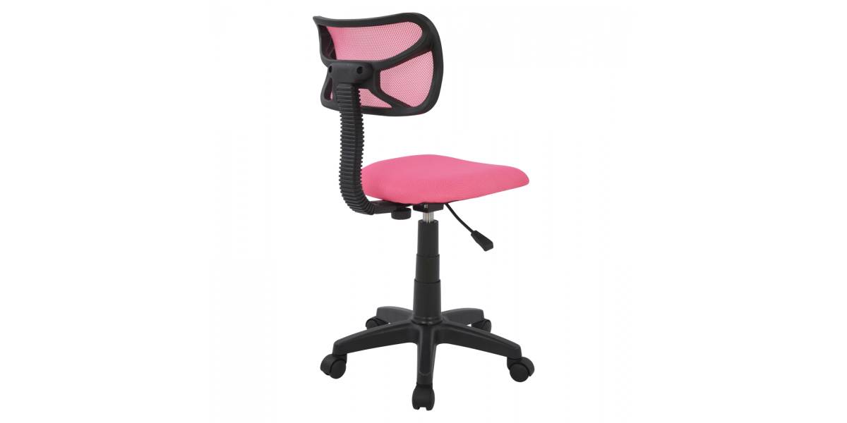 ΚΑΡΕΚΛΑ ΓΡΑΦΕΙΟΥ AKHILA HM1026.05 ΡΟΖ ΥΦΑΣΜΑ MESH 40,5x50,5x91,5 εκ.