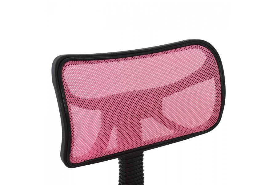 ΚΑΡΕΚΛΑ ΓΡΑΦΕΙΟΥ AKHILA HM1026.05 ΡΟΖ ΥΦΑΣΜΑ MESH 40,5x50,5x91,5 εκ.