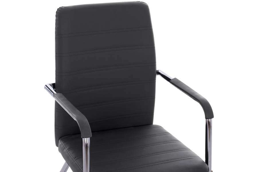 ΠΟΛΥΘΡΟΝΑ DALEY HM1021.01 ΜΕ ΜΠΡΑΤΣΑ ΜΑΥΡΟ PU 56x58x93 εκ.