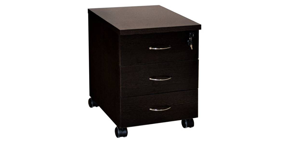 ΣΥΡΤΑΡΙΕΡΑ ΓΡΑΦΕΙΟΥ ΕΠΑΓΓΕΛΜΑΤΙΚΗ CAITLYN HM2011.02 WENGE ΜΕ 3ΣΥΡΤΑΡΙΑ 38X48X53cm