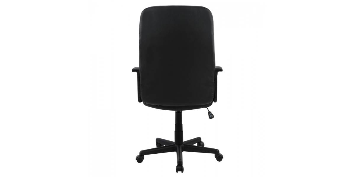 ΚΑΡΕΚΛΑ ΓΡΑΦΕΙΟΥ ΜΑΥΡΟ PU SIVANA 64x56x105-114Y εκ.HM1033