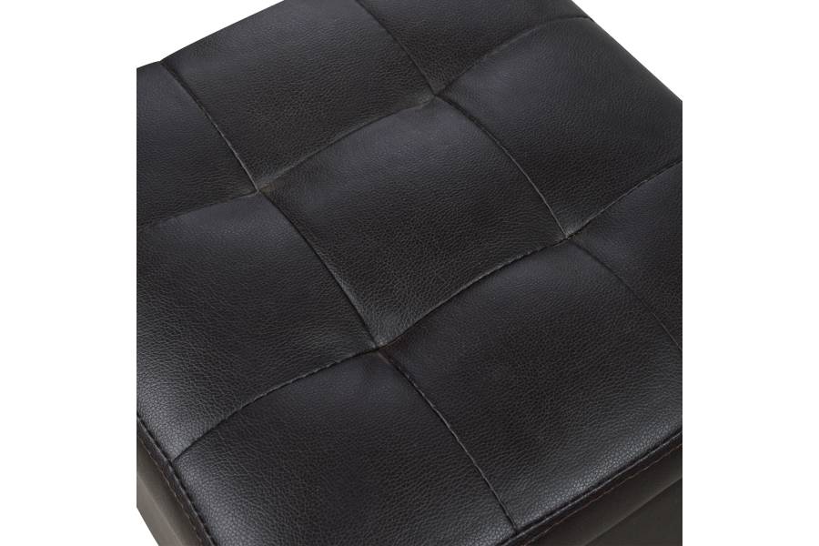 ΣΚΑΜΠΩ ΜΕ ΑΠΟΘΗΚΕΥΤΙΚΟ ΧΩΡΟ PU ΚΑΦΕ CUBE HM224.03 36,5x36,5x36Υεκ.