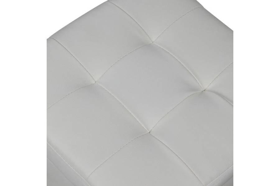 ΣΚΑΜΠΟ ΜΕ ΑΠΟΘΗΚΕΥΤΙΚΟ ΧΩΡΟ PU ΛΕΥΚΟ CUBE HM224.02 36,5x36,5x36Υεκ.
