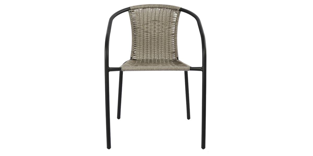 ΠΟΛΥΘΡΟΝΑ ΚΑΡΕΚΛΑ CAMEL HM5015.01 ΓΚΡΙ ΜΕΤΑΛΛΙΚΗ ΜΕ WICKER 48x48-53x72 εκ.