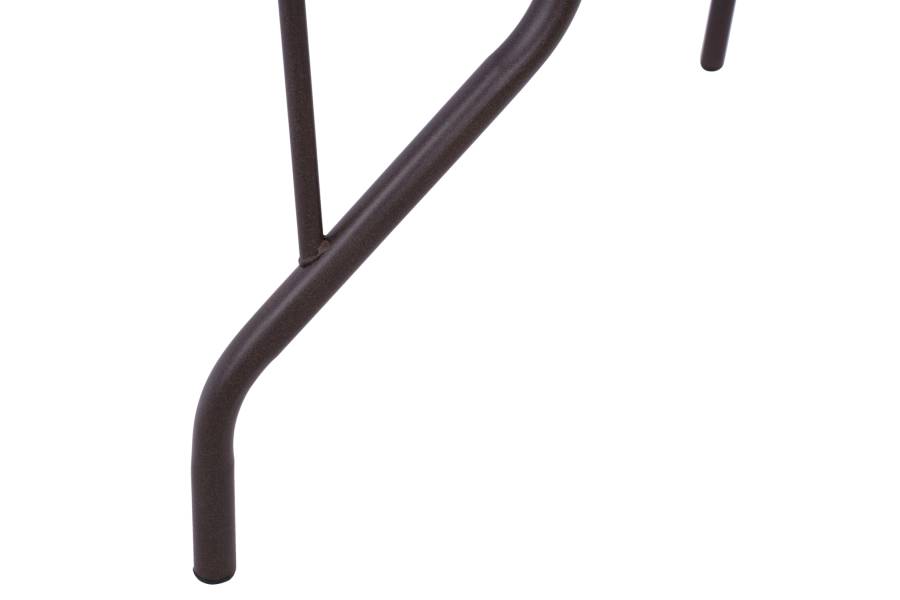 ΤΡΑΠΕΖΙ ADAM HM5020.02 ΜΕΤΑΛΛΙΚΟ ΚΑΦΕ ΜΕ ΓΥΑΛΙΝΗ ΕΠΙΦΑΝΕΙΑ 110Χ60Χ71Υεκ.