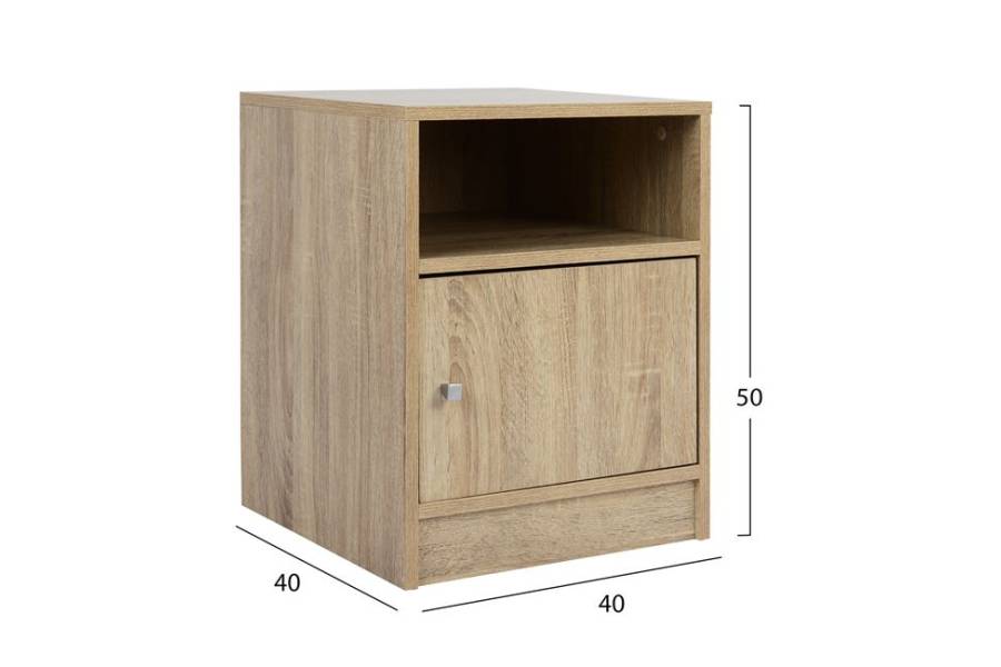 ΚΟΜΟΔΙΝΟ ΜΕΛΑΜΙΝΗΣ MALORY HM2205.02 SONAMA 40x40x50