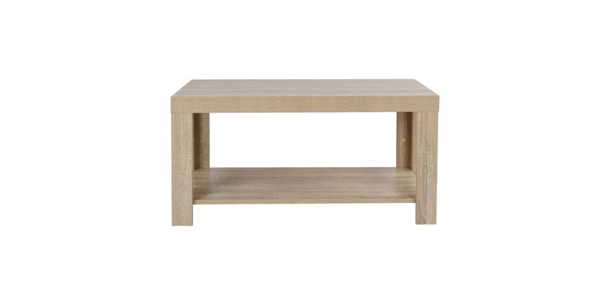 ΤΡΑΠΕΖΙ ΣΑΛΟΝΙΟΥ ΜΕΛΑΜΙΝΗΣ ALAYNA HM2207.02 SONAMA 90X45X45 εκ.