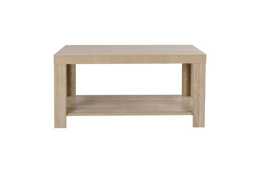 ΤΡΑΠΕΖΙ ΣΑΛΟΝΙΟΥ ΜΕΛΑΜΙΝΗΣ ALAYNA HM2207.02 SONAMA 90X45X45 εκ.