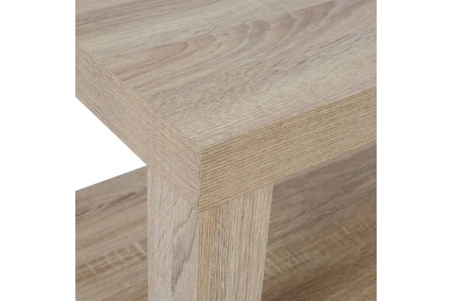 ΤΡΑΠΕΖΙ ΣΑΛΟΝΙΟΥ ΜΕΛΑΜΙΝΗΣ ALAYNA HM2207.02 SONAMA 90X45X45 εκ.