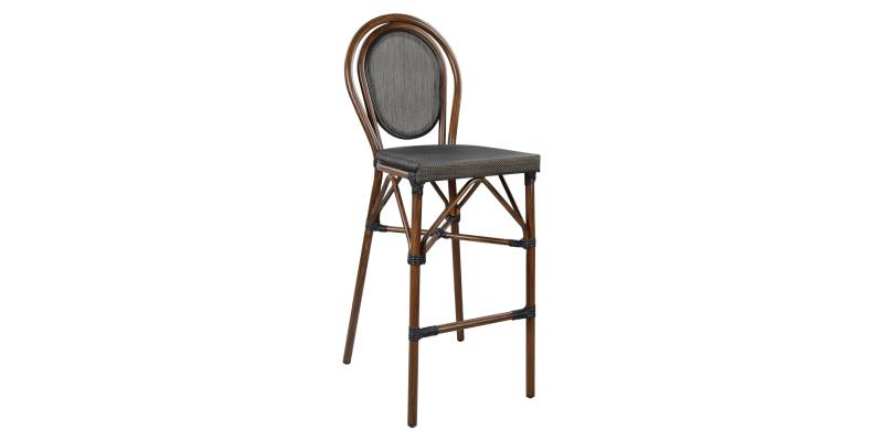 ΣΚΑΜΠΟ ΑΛΟΥΜΙΝΙΟΥ AZARIA HM5059 BAMBOO LOOK ΚΑΦΕ ΜΕ TEXTLINE 44x52x115Υεκ
