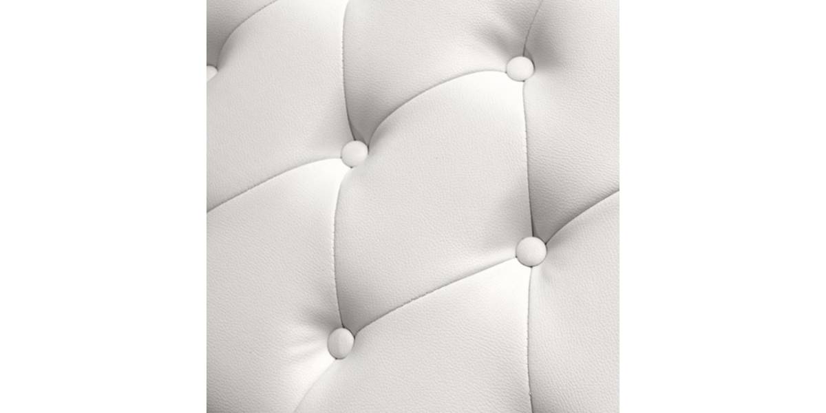 ΤΑΜΠΟΥΡΕ ΥΠΟΠΟΔΙΟ T.CHESTERFIELD EMMA HM226.02 PU ΛΕΥΚΟ-ΜΑΥΡΑ ΠΟΔΙΑ 80x44x39Yεκ.