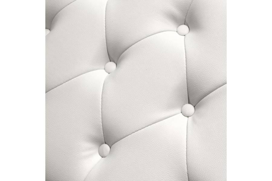 ΤΑΜΠΟΥΡΕ ΥΠΟΠΟΔΙΟ T.CHESTERFIELD EMMA HM226.02 PU ΛΕΥΚΟ-ΜΑΥΡΑ ΠΟΔΙΑ 80x44x39Yεκ.