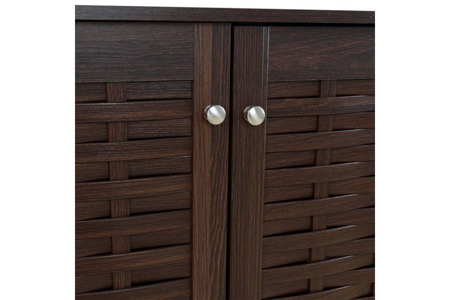 ΠΑΠΟΥΤΣΟΘΗΚΗ-ΝΤΟΥΛΑΠΙ ΞΥΛΙΝΗ CASSIOPE HM2208.01 WENGE 77Χ34Χ67.5Υεκ.