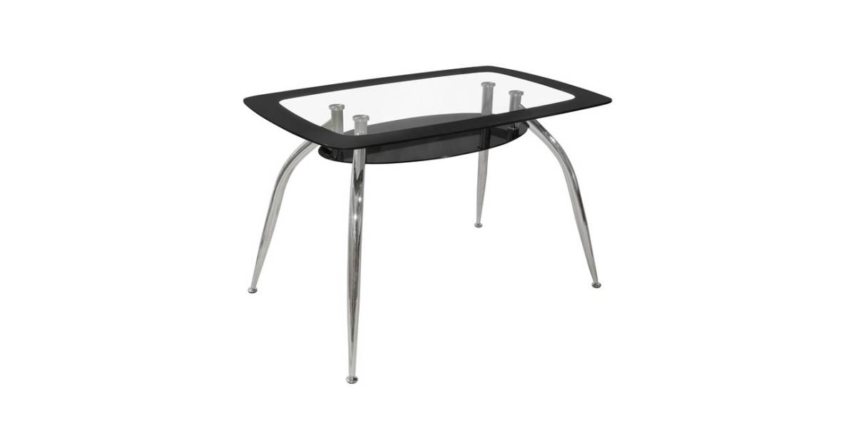 ΣΕΤ ΤΡΑΠΕΖΑΡΙΑ 5 ΤΜΧ ΤΡΑΠΕΖΙ NORRIS 120Χ75-KIM ΜΑΥΡΕΣ HM10060.02