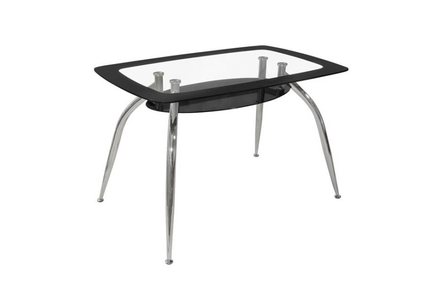 ΣΕΤ ΤΡΑΠΕΖΑΡΙΑ 5 ΤΜΧ ΤΡΑΠΕΖΙ NORRIS 120Χ75-KIM ΜΑΥΡΕΣ HM10060.02