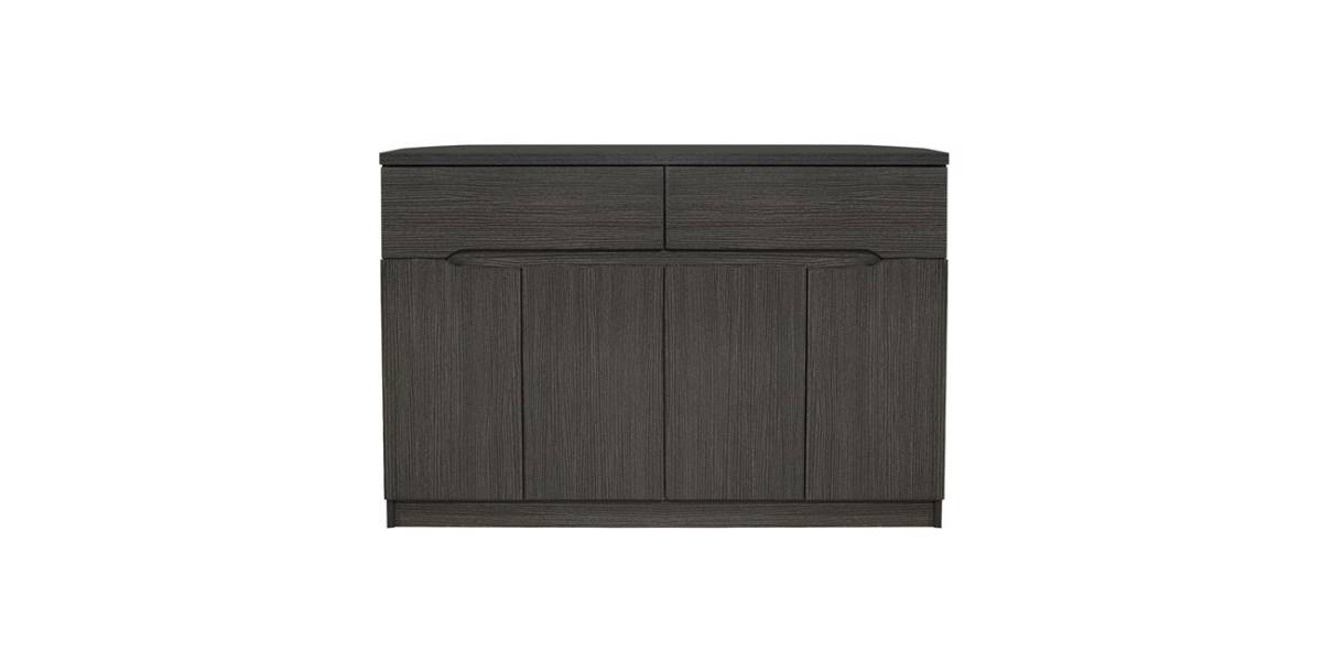 ΜΠΟΥΦΕΣ JOLENE HM2234.01 2 ΣΥΡΤΑΡΙΑ & 4 ΠΟΡΤΕΣ ZEBRANO 120X40X80εκ.