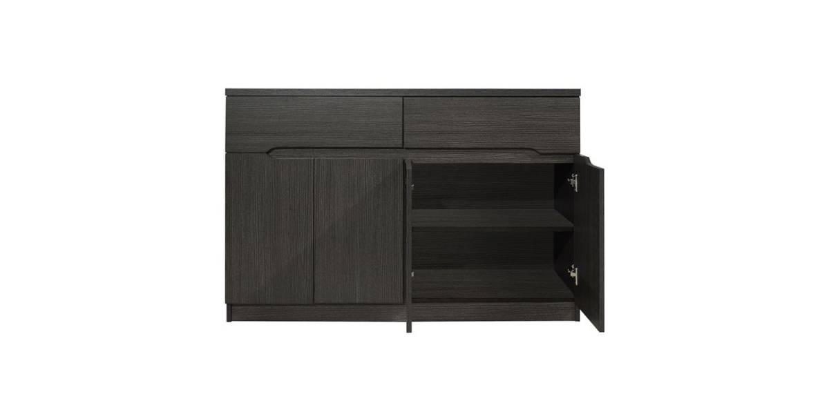 ΜΠΟΥΦΕΣ JOLENE HM2234.01 2 ΣΥΡΤΑΡΙΑ & 4 ΠΟΡΤΕΣ ZEBRANO 120X40X80εκ.