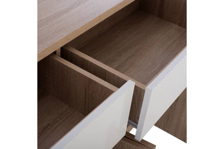 ΜΠΟΥΦΕΣ JOLENE HM2234.02 2 ΣΥΡΤΑΡΙΑ & 4 ΠΟΡΤΕΣ SONAMA 120X40X80εκ.