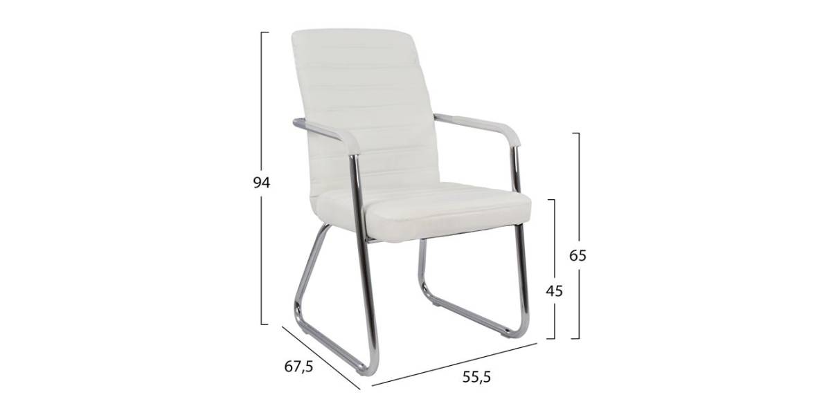 ΠΟΛΥΘΡΟΝΑ DALEY HM1021.02 ΛΕΥΚΗ 55,5x67,5x94 εκ.