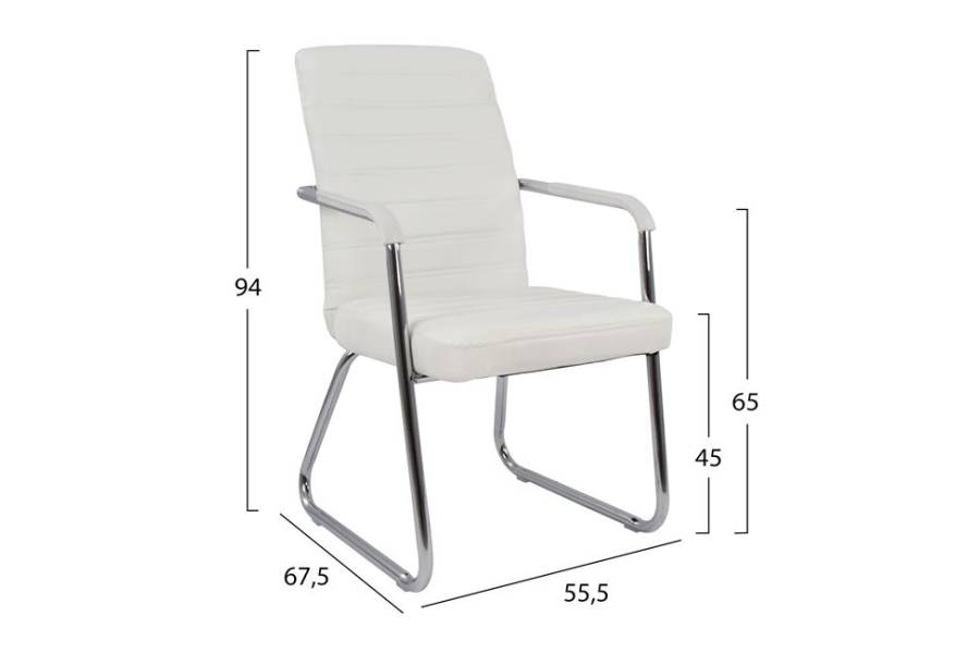 ΠΟΛΥΘΡΟΝΑ DALEY HM1021.02 ΛΕΥΚΗ 55,5x67,5x94 εκ.