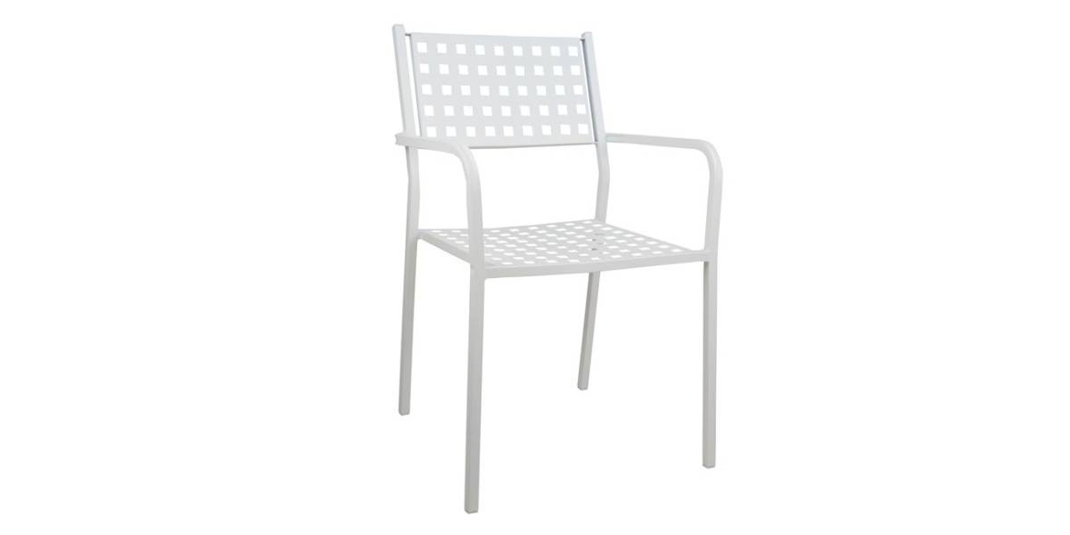 ΠΟΛΥΘΡΟΝΑ ΜΕΤΑΛΛΙΚΗ HM5031.02 ZETA ΣΕ ΛΕΥΚΟ ΧΡΩΜΑ 54x51x84 cm