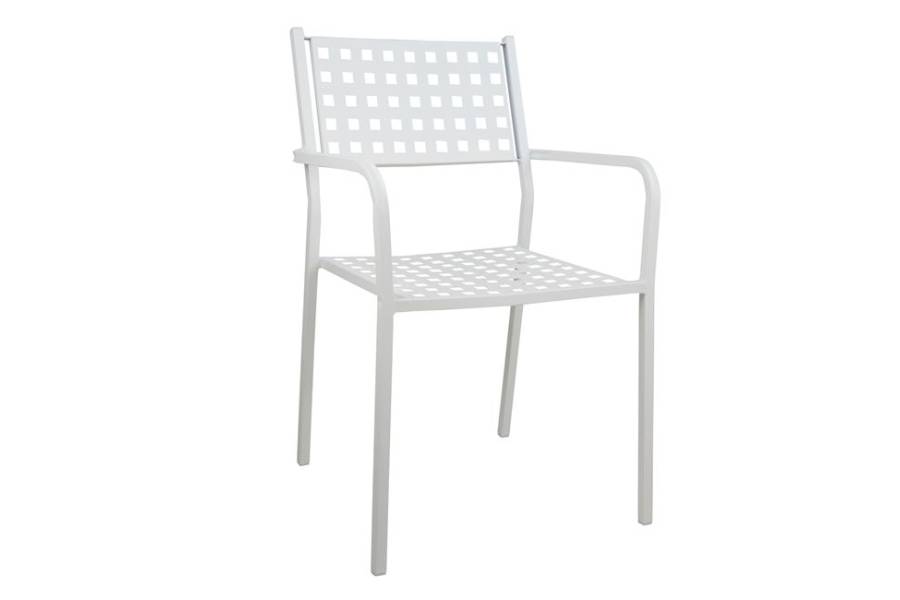 ΠΟΛΥΘΡΟΝΑ ΜΕΤΑΛΛΙΚΗ HM5031.02 ZETA ΣΕ ΛΕΥΚΟ ΧΡΩΜΑ 54x51x84 cm
