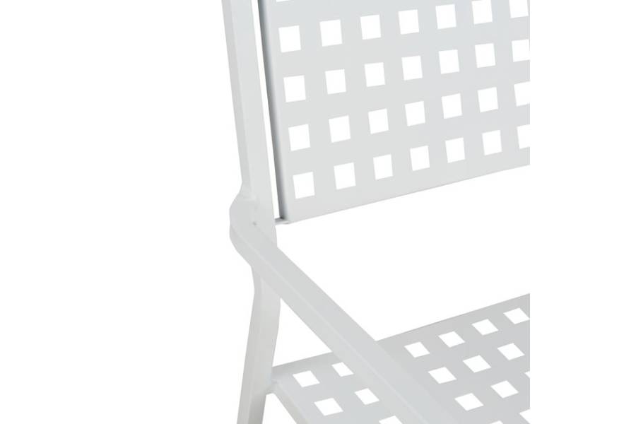 ΠΟΛΥΘΡΟΝΑ ΜΕΤΑΛΛΙΚΗ HM5031.02 ZETA ΣΕ ΛΕΥΚΟ ΧΡΩΜΑ 54x51x84 cm