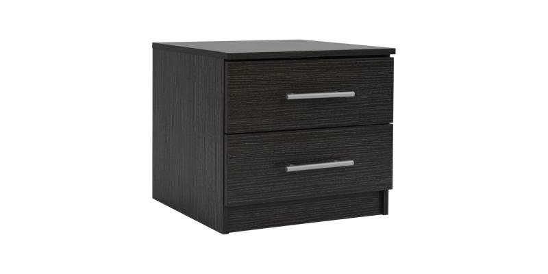 ΚΟΜΟΔΙΝΟ ΜΕΛΑΜΙΝΗΣ CHELSEA HM2220.01 ZEBRANO 48X40,5X41,5 εκ.