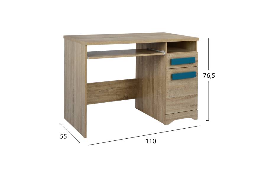 ΓΡΑΦΕΙΟ PLAYROOM SONAMA-ΣΙΕΛ HM11154.01 110X55X76.5εκ