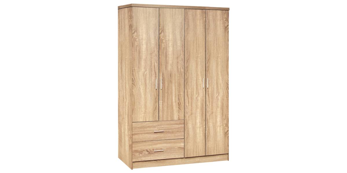 ΝΤΟΥΛΑΠΑ 4ΦΥΛΛΗ ME 2 ΣΥΡΤΑΡΙΑ BLAKELY HM339.02 SONAMA 120Χ42,5Χ180,5εκ.