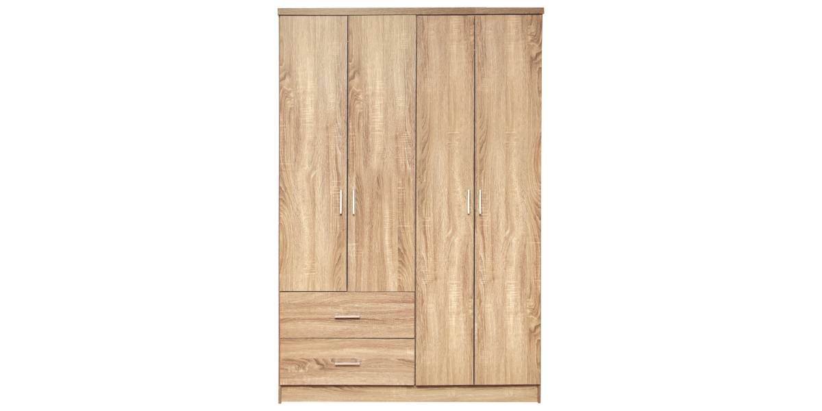 ΝΤΟΥΛΑΠΑ 4ΦΥΛΛΗ ME 2 ΣΥΡΤΑΡΙΑ BLAKELY HM339.02 SONAMA 120Χ42,5Χ180,5εκ.