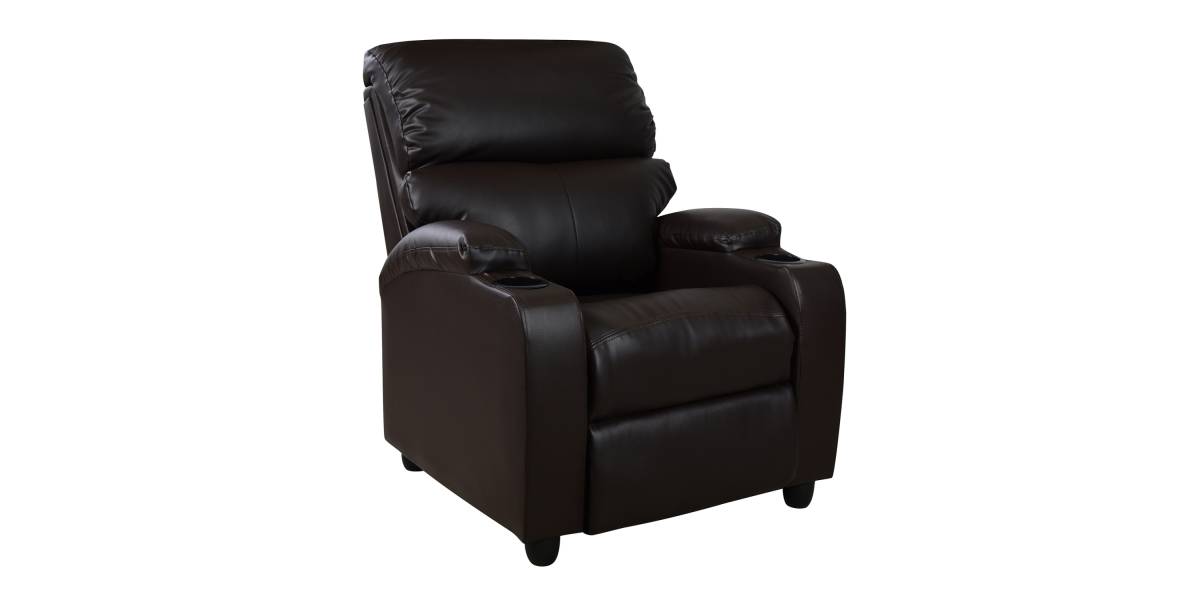 ΠΟΛΥΘΡΟΝΑ RELAX HM0122 PU ΚΑΦΕ 80x95x103Υ εκ.
